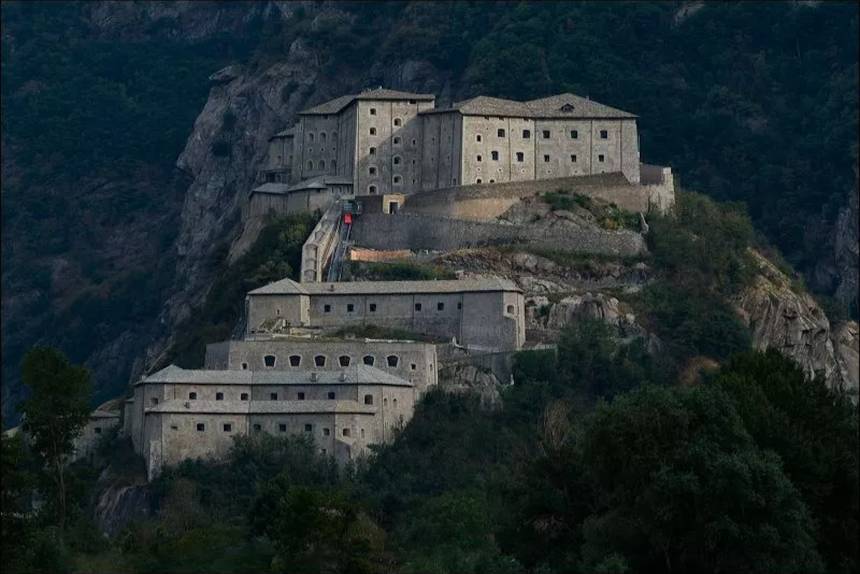 The Fort of Bard in the Aosta Valley